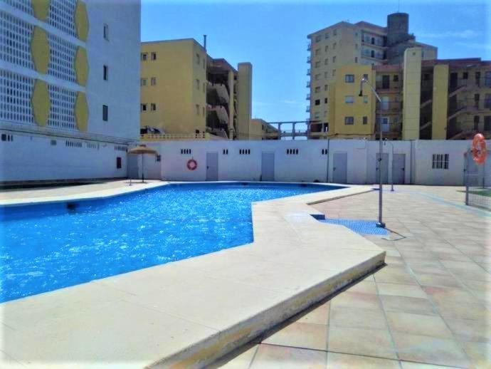 Apartamento Roquetas De Mar Urbanizacion, 2 Dormitorios, Gran Terraza Con Vista Al Mar, Wi-Fi, Parking Y Piscina Exterior foto