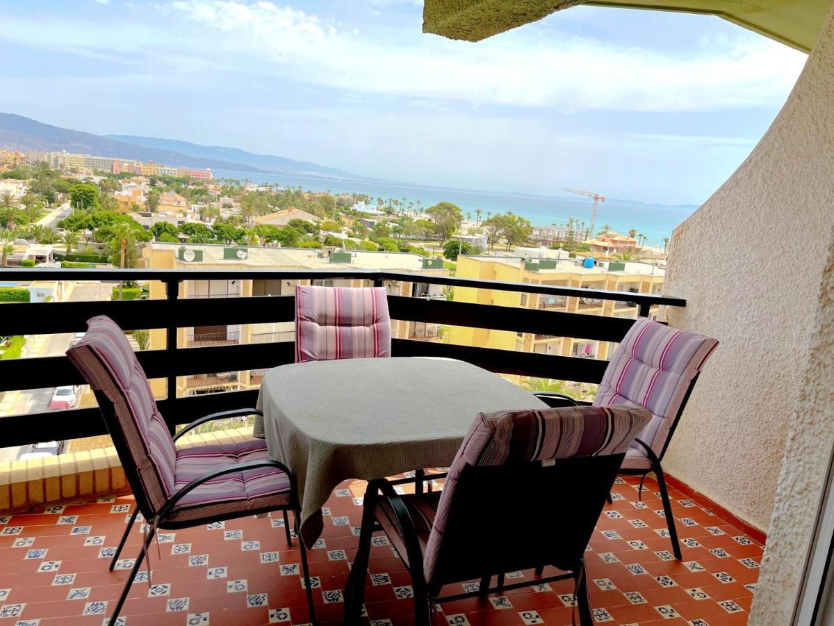 Apartamento Roquetas De Mar Urbanizacion, 2 Dormitorios, Gran Terraza Con Vista Al Mar, Wi-Fi, Parking Y Piscina Exterior foto