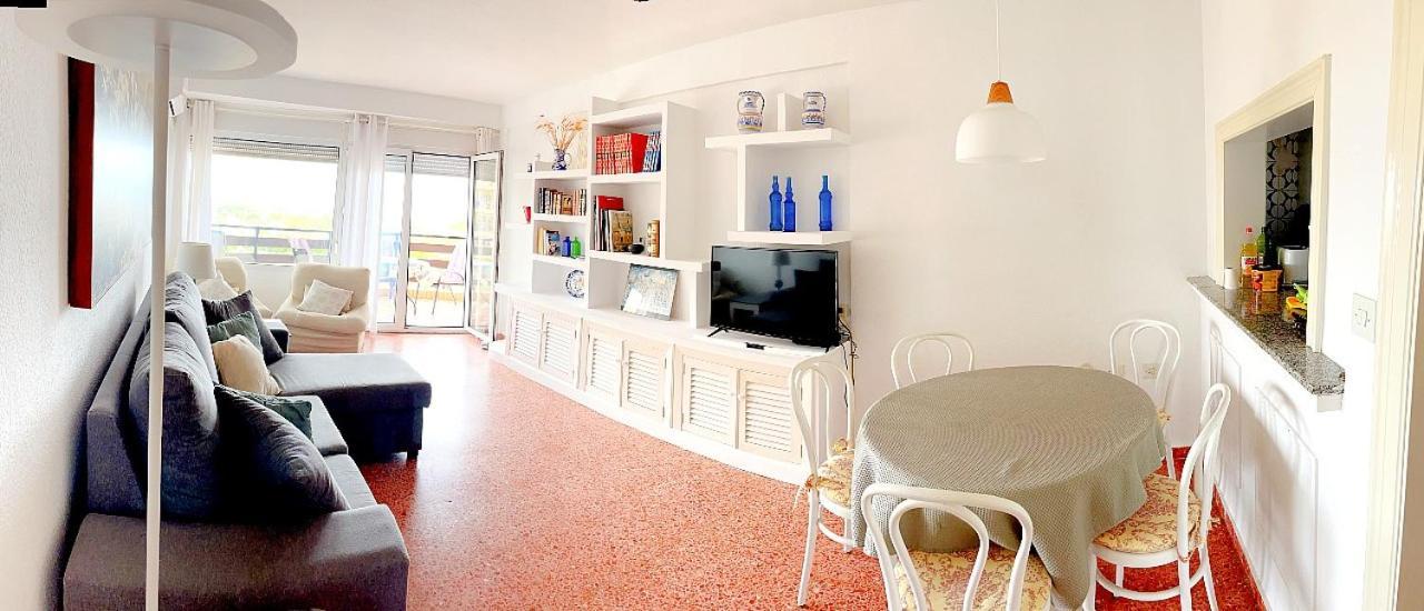 Apartamento Roquetas De Mar Urbanizacion, 2 Dormitorios, Gran Terraza Con Vista Al Mar, Wi-Fi, Parking Y Piscina Exterior foto