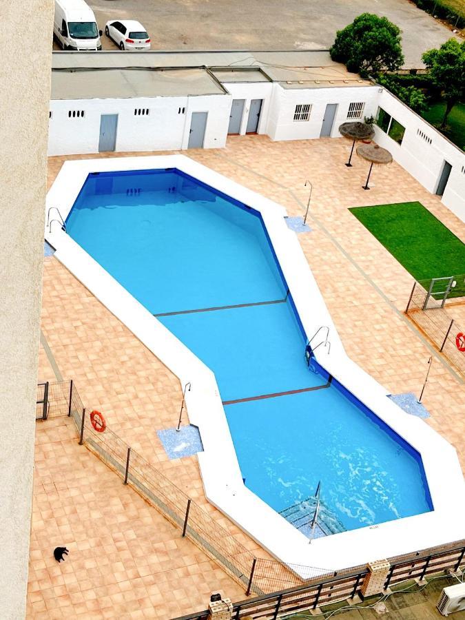 Apartamento Roquetas De Mar Urbanizacion, 2 Dormitorios, Gran Terraza Con Vista Al Mar, Wi-Fi, Parking Y Piscina Exterior foto